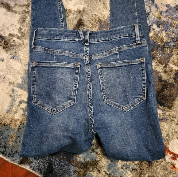 WE THE FREE 29 denim women's jeans skinny 7/8 rise 11" - Picture 11 of 12